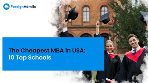 most affordable mba in usa